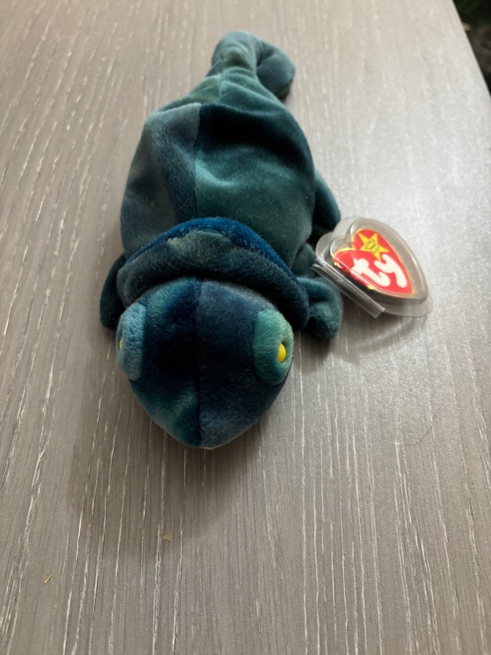 TY beanie baby rainbow the iguana
